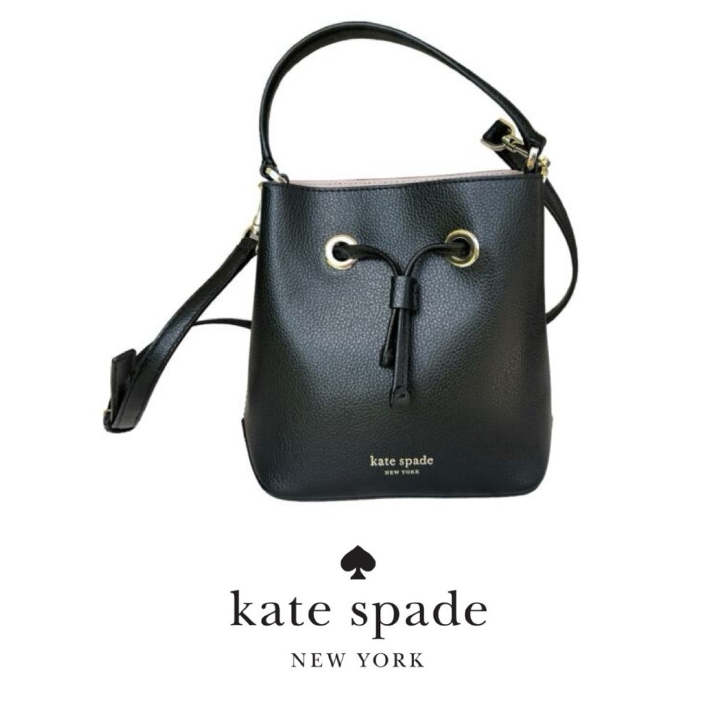 Kate Spade Small Eva Bucket Crossbody Bag Black